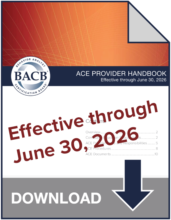 ACE Provider Handbook
